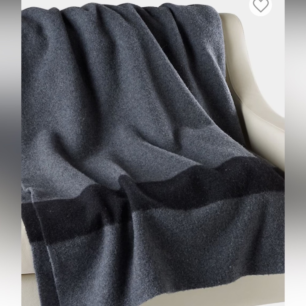 Hudson’s Bay Company HBC stripes charcoal 4 point blanket - Double